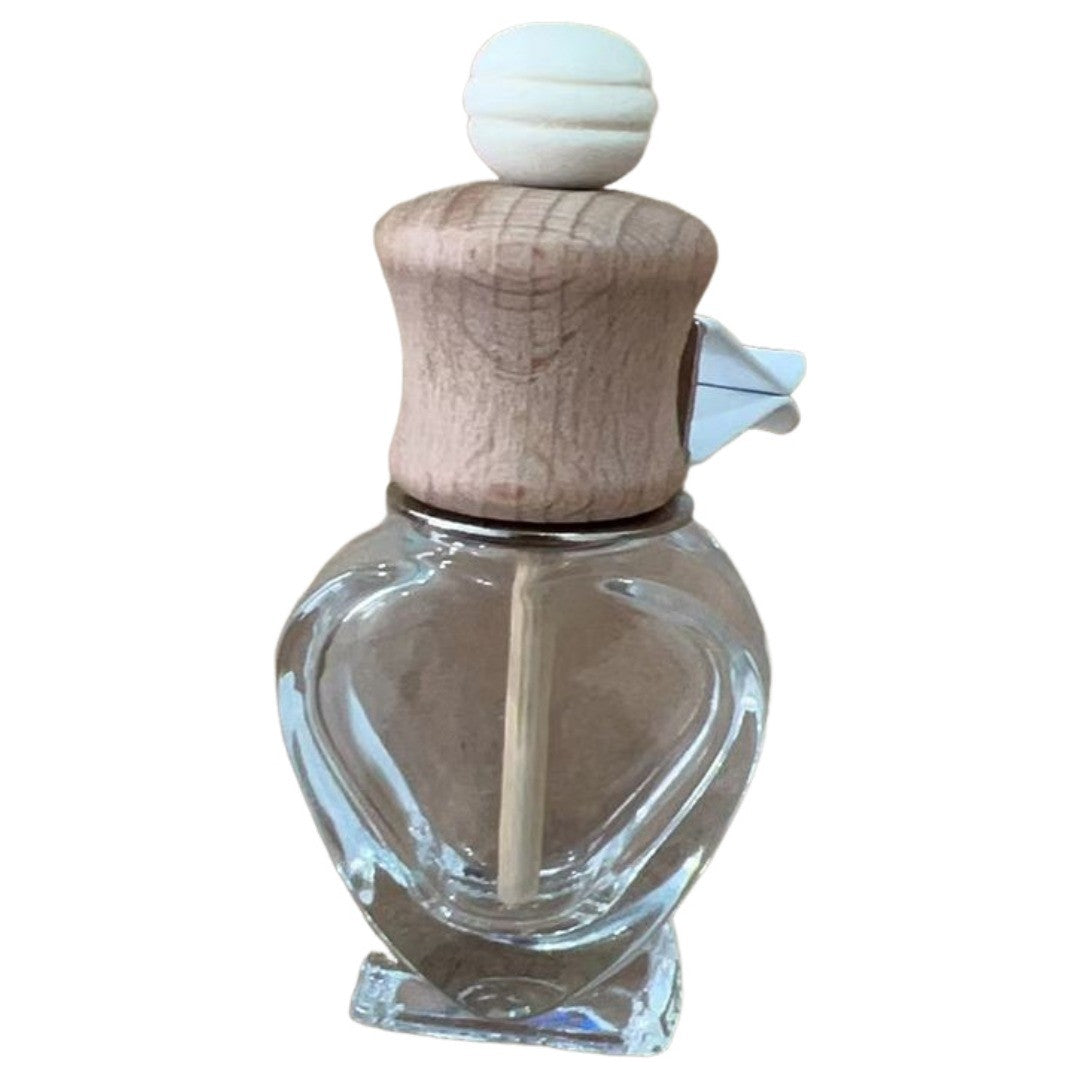 車用香水瓶 カーディフューザー瓶 7ml 12ml 14.5ml クリップ式 挟む エアコン吹き出し口 簡単取り付け カー用品 車載 ガラス瓶 詰め替え容器 芳香剤ケース アロマオイル入れ コンパクト 可愛い おしゃれ
