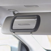 ルームミラー 車内用 カー用品 化粧鏡 後付け クリップ式 サンバイザー ベビーミラー バックミラー 車用アクセサリー 取り付け簡単 シンプル 便利 小型 ブラック