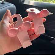 車用 ヘッドレストフック 2個セット バッグ掛け 荷物掛け シートフック リボン 車載収納 後部座席 かわいい おしゃれ