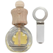 アロマディフューザー瓶 車載 カー用品 車用芳香剤ケース 容量8ml クリップ式 取付簡単 エアコン吹き出し口 花 香水瓶 詰め替え容器