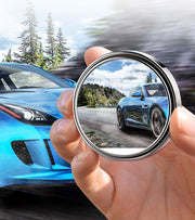 自動車用補助ミラー 2個組 サイドミラー サポートミラー 広角 円形 ブラインドスポット 死角解消 事故防止 角度調整 後方確認