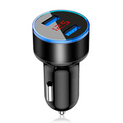 シガーソケット カー用品 USB 2口 充電 充電器 カーチャージャー 光る ライト 自動車 車載 車用 USBポート スマホ充電器 接続 シンプル おしゃれ