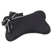 ネッククッション 単品 ネックパッド 首枕 クッション ネックピロー ヘッドレスト 車 ドライブ 首当て リボン 運転 簡単取り付け お出かけ 長距離