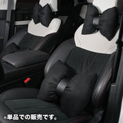 ネッククッション シートクッション 車用 首枕 シートカバー 座布団 クッション ネックピロー ヘッドレスト リボン 車 ドライブ 首当て 運転 長距離 睡眠 お出かけ