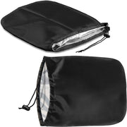 車用ドアミラーカバー 左右2個セット 2個入り 1ペア サイドミラーカバー オックスフォード シンプル 車 自動車 ドアミラー サイドミラー カバー 保護 ガード 雨除け カー用品 無地 黒 ブラック