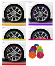 ホイールリムステッカー 8m リムテープ リムガード カーステッカー 車用品 カー用品 ホイール リム ステッカー シール 粘着テープ 装飾 デコレーション 擦れ防止