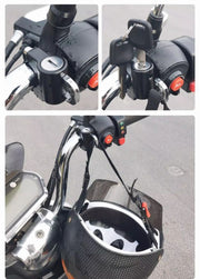 ヘルメットロック 六角レンチ付き ヘルメットホルダー バイクロック バイク用 鍵 ロック スクーター 自転車 防水 盗難防止 盗難対策 簡単取付 便利 防止