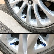 エアバルブキャップ 同色4個セット エアーバルブキャップ 車 バイク ホイール 汎用 タイヤバルブキャップ ドレスアップ カスタム カーグッズ 車用品 カーアクセサリー