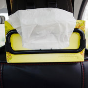ティッシュホルダー 車用 車載 サンバイザー ヘッドレスト 車用品 カーアクセサリー 面ファスナー マジック テープ 固定 便利 取り付け簡単