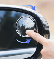 車用補助ミラー ドアミラー用 サポートミラー 2個セット スポットミラー 曲面 簡単取り付け カー用品 自動車用 鏡 かがみ ミニミラー 丸型 ラウンド 小型 安全確認 ブラインドサポートミラー