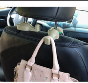 ヘッドレストフック 1ペア 左右セット シートフック 車内用 フック カー用品 車内アクセサリー 車内収納用品 後部座席 シート裏 買い物袋 荷物 ゴミ袋 かばん