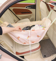 車用ハンモックバック 買い物収納袋 エコバッグ 防水 後部座席用 カー用品 車収納 大容量 転倒防止 ショッピングバック ヘッドレスト 車用品 かわいい