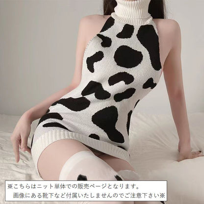 コスプレ衣装 レディース ミニワンピース ニット アニマルモチーフ セクシーランジェリー 商品画像3