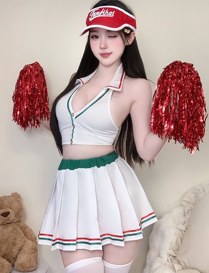 コスプレ衣装 1式 計3点 レディース コスチューム チアガール 商品画像3