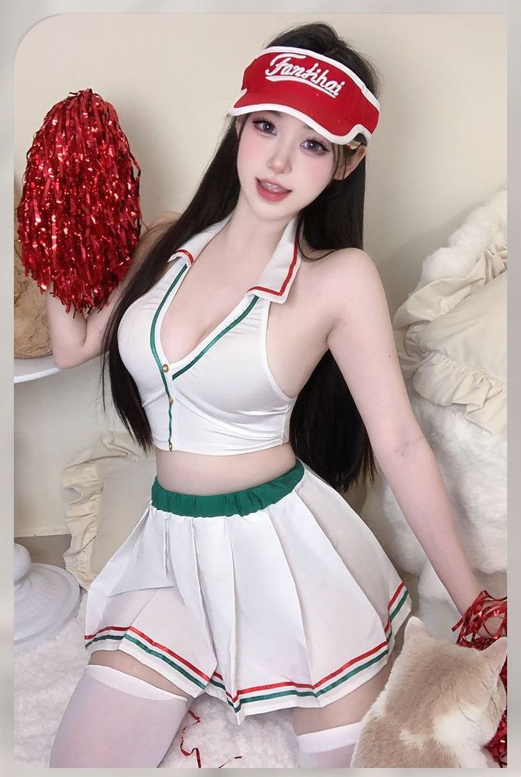 コスプレ衣装 1式 計3点 レディース コスチューム チアガール 商品画像4