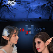 エルフの耳 付け耳 両耳セット コスプレ ハロウィン パーティ イベント 妖精 精霊 魔女 仮装 とんがり耳 2サイズ