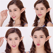 エルフの耳 付け耳 両耳セット コスプレ ハロウィン パーティ イベント 妖精 精霊 魔女 仮装 とんがり耳 2サイズ