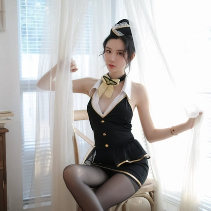 コスプレ コスプレ衣装 セクシー キャビンアテンダント スチュワーデス CA 商品画像2