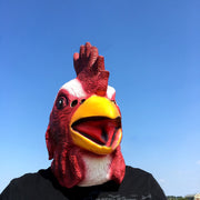 仮装マスク 変身マスク ハロウィン コスプレ衣装 鶏 ニワトリ にわとり 鳥人間 マスク 変身 仮装 イベント パーティー パーティーグッズ 面白い 面白グッズ 被り物 かぶりもの 個性的