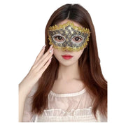 ベネチアンマスク 仮面 マスク イベント用品 コスチューム コスプレ 仮装 パーティーグッズ ハロウィン アイマスク レース エレガント 華やか 上品 派手 大人用 おしゃれ