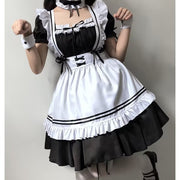 コスプレ衣装 メイド服 6点セット コスプレセット レディース 女性用 コスチューム 仮装 イベント ハロウィン パーティー 変装