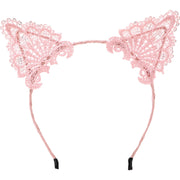 カチューシャ 猫耳 仮装用 コスプレ レディース ヘッドアクセサリー 髪飾り レース ネコ耳 ヘアアクセサリー コスチューム小物 大人 ハロウィン パーティー 学園祭 イベント おしゃれ かわいい 女性用