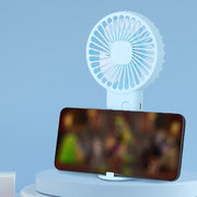 ポータブル扇風機 USB充電式 スマホスタンド ミニ 小型 携帯 持ち運び 卓上 机上 デスク テーブル ミニファン リチウム 夏 暑さ対策 熱中症対策