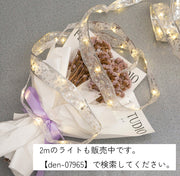 イルミネーションLEDライト 5m 屋内用 デコレーション 電池式 帯状 キラキラ クリスマスツリー