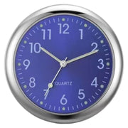 車用時計 車載時計 アナログ カー用品 車用品 カーアクセサリー 蓄光 光る 吹き出し口 カークロック 電池式 秒針 コンパクト 置時計 シンプル おしゃれ ミニサイズ 小さめ リチウム