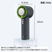 ハンディーファン ハンディファン 冷却プレート付き 100段階風量調整 デジタル表示付き ポータブル扇風機 リチウム 手持ち 携帯扇風機 USB充電 コンパクト 小型 持ち運び 持ち歩き 夏 熱中症対策