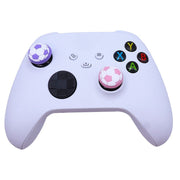 アナログスティックカバー 2個セット シリコン キャップ 保護 滑り止め コントローラー ゲームアクセサリー サッカーボール PS4用 PS5用 Xbox用