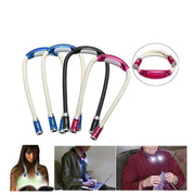 ネックライト 懐中電灯 LEDライト 首掛け 調光可能 角度調整可能 電池式 簡易照明 作業灯 防災グッズ 読書灯 夜間 散歩 ランニング ウォーキング キャンプ アウトドア 災害時 便利