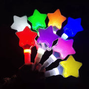 ペンライト ハート スター 星 コンサート ライブ LIVE コンサートライト ライブスティック キンブレ サイリウム キラキラ ラメ 電池式 ボタン電池 かわいい おしゃれ 明るい