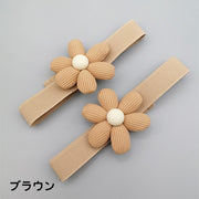 カーテンタッセル カーテン留め 2本セット カーテン用品 留め紐 タッセル フラワー スナップボタン 編みデザイン インテリア 収納 カーテンホルダー 房掛け おしゃれ かわいい ナチュラル きれいめ シンプル 模様替え 取り付け簡単