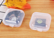 アクセサリーケース 10個セット 収納ケース 小物入れ プラスチック クリア 透明 半透明 ミニ 小型 小さめ 指輪 ネックレス ピアス イヤリング 薬 文房具 SD チップ 耳栓 収納ボックス ディスプレイ 保管 防塵 防汚 シンプル ギフトボックス プレゼント