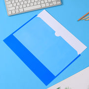 クリアファイル クリアホルダー A4 4枚セット カラー 透明 縦型 タテ型 スリム 薄型 オフィス 事務用品 資料 書類保管