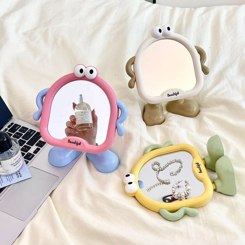 卓上ミラー スタンドミラー 卓上鏡 韓国風 かわいい インテリアミラー 商品画像2