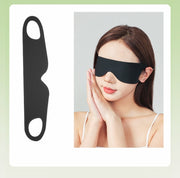 アイマスク 単品 １枚 男女兼用 睡眠 昼寝 安眠グッズ 快眠 通気性 薄手 旅行 耳掛け 鼻なし 携帯 軽量 無地 単色 シンプル レディース メンズ