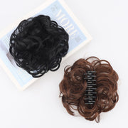 ポイントウィッグ お団子ウィッグ シュシュ風 ヘアゴム クリップ バンスクリップ まとめ髪 部分ウィッグ 簡単装着 部分かつら つけ毛 エクステ お団子ヘア ヘアアレンジ 簡単 ナチュラル おしゃれ シンプル 和装 浴衣 結婚式