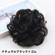 ポイントウィッグ お団子ウィッグ シュシュ風 ヘアゴム クリップ バンスクリップ まとめ髪 部分ウィッグ 簡単装着 部分かつら つけ毛 エクステ お団子ヘア ヘアアレンジ 簡単 ナチュラル おしゃれ シンプル 和装 浴衣 結婚式
