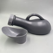 集尿器 尿瓶 しびん 尿器 1000ml 持ち手付き 男性 女性 メンズ レディース 介護用品 ポータブルトイレ 携帯トイレ 緊急時 災害時 渋滞 備え 便利 コンパクト
