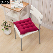 シートクッション 40cm角 フロアクッション チェアパッド 厚手 角型 四角 スクエア 座布団 椅子用 ふわふわ もこもこ インテリア