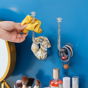 ウォールフック 粘着フック 壁面収納 壁掛け 収納 アクセサリー ヘアゴム 小物 浴室 洗面所 おしゃれ かわいい シンプル ショート ロング