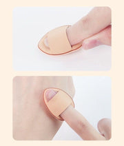 メイクスポンジ 指用 指先 同色2個セット メイク用品 化粧品 化粧道具 ミニ スポンジ パフ クッション しずく型 卵型 ファンデーション コンシーラー アイホール 立体 可愛い お洒落 便利