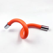 蛇口延長ホース 角度自在 蛇口ホース 散水 シャワーホース 蛇口 延長 ホース 20cm 30cm 50cm 360度 フレキシブル 工事不要 浴室 キッチン DIY バルコニー オレンジ シンク ノズル 流し 飛散り防止 洗面台