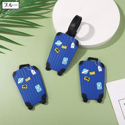 ラゲージタグ ネームタグ スーツケースタグ 紛失防止 目印 トラベル用品 トラベルグッズ 名前タグ ネームホルダー 名札 バッグ用アクセサリー キャリーケース スーツケース 旅行 かわいい