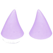 ヘルメット用アクセサリー 同色2個セット 吸盤式 粘着テープ付き 角 ツノ デビル 悪魔 単品 バイク用品 パーツ 装飾 飾り デコレーション 自転車 バイク 原付 簡単取付け かわいい お洒落 ユニーク