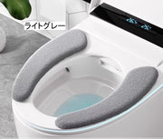 便座シート 便座クッション トイレ用品 O型 U型 無地 貼る 貼り付け 暖かい あったか 簡単取り付け 防寒 エコ 節電