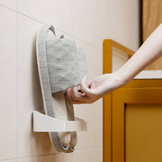 スリッパラック 単品 1個 壁掛け 貼り付け 粘着式 ホルダー 収納ラック 玄関収納 浮かせる収納 省スペース お風呂 洗面所 壁面