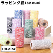 ラッピング紐 包装用紐 ラッピングリボン 包装用リボン 2mm 100m ラッピング用品 包装用品 包装材料 単色 ミックス プレゼント ギフト 贈り物 DIY ナチュラル おしゃれ カラバリ豊富